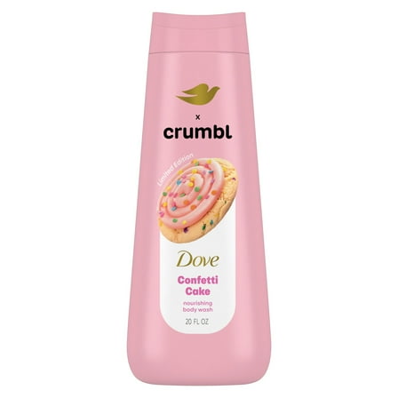 Dove Crumbl Body Wash Confetti Cake, 20 fl oz