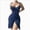 Blue, variant on 2 Piece Babydoll Lingerie Set Floral Lace Corset Dress For Women Satin Slit Dresses Lace Lingerie Sleepwear Boudoir Outfits Photography (Blue,XL)