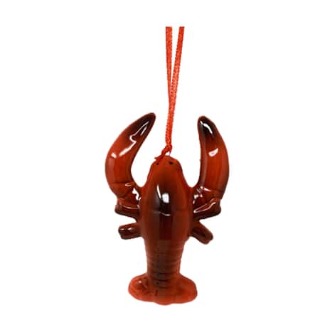 Coastal Living Seascapes Red Lobster Decorative Ceramic Ornament