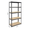 thumbnail image 5 of Estante Anaquel Rack Repisas Houzer  5 Niveles Metalico Café, 5 of 5