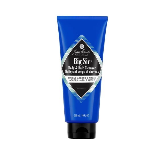 Jack Black Big Sir Body HYZ01 & Hair Cleanser, 10 Fl Oz - Marine Accord & Amber - Mens Body Wash, Mens Shampoo, Skin Care, Hair Care, Dual-Purpose Body Wash Men, Sulfate-Free