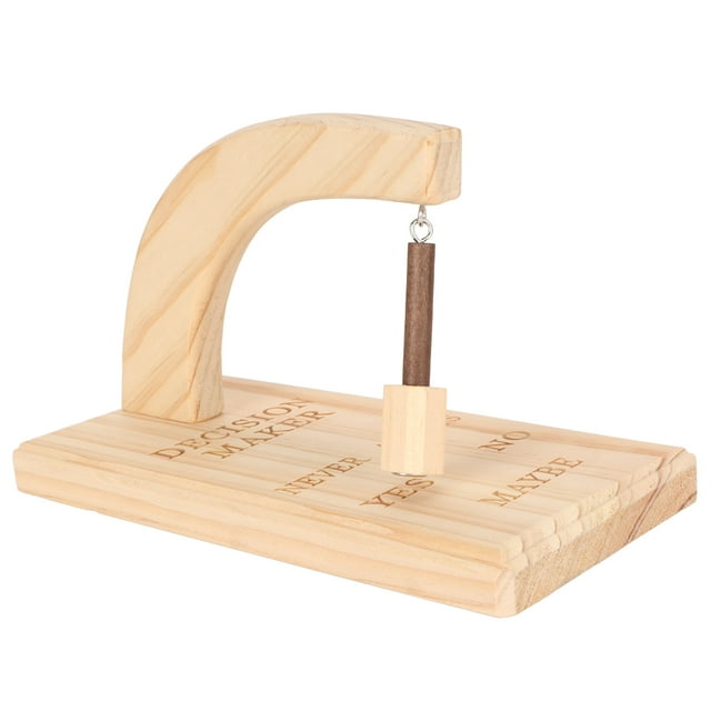 Tomador De Decisiones De Madera, Uso Seguro Selector De Decisiones De Madera Innovador De 5 Respuestas Para Personas Indecisas Para Escritorio