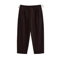 thumbnail image 5 of ShaoRunShi Maternity Pants Over the Belly Wide Leg Pants Adjustable High Waist Pregnancy Work Cropped Pants with Pockets, 5 of 8