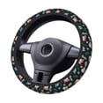 thumbnail image 4 of Kll Car Steering Wheel Cover, Universal 15 Inch, Soft Elastic And Comfortable,Car Accessories Decorations-Baby Sloths Sleeping On The Christmas Ball, 4 of 7
