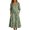 AA-Green659, variant on XIAONU Women's Plaid Midi Dress Turn-Down Collar Puff-Sleeve Daily Weekend Shirt Gown