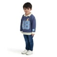 thumbnail image 2 of Bluey Toddler Boy Long Sleeve Rugby Shirt, Sizes 12M-5T, 2 of 5