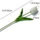thumbnail image 3 of Simulación de mini tulipán, flor falsa, decoración para el hogar, sala de estar, arreglo floral, material de PU, planta verde para boda, decoración de flores, 3 of 5