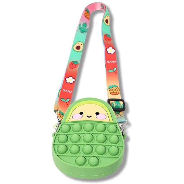 Monedero Push Bubble NikouMX bolso mensajero de burbujas de silicona