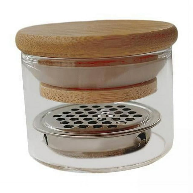 Tazas de cristal para decoración de uñas, portavasos para lavado de uñas con tapa, Mini cuenco, herramientas de manicura, 2 uds. 2 piezas