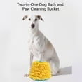 thumbnail image 4 of Yammee Pet Paws Cleaner Dryer Bucket Builts in Towel Dog Foot Washer Foldable Portable, 4 of 12