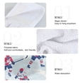 thumbnail image 2 of Yayeee Kitchen Hanging Hand Towels Set of 2 with Loop Bathroom Absorbent Tie Towel, Blue Ice Hockey, 2 of 7
