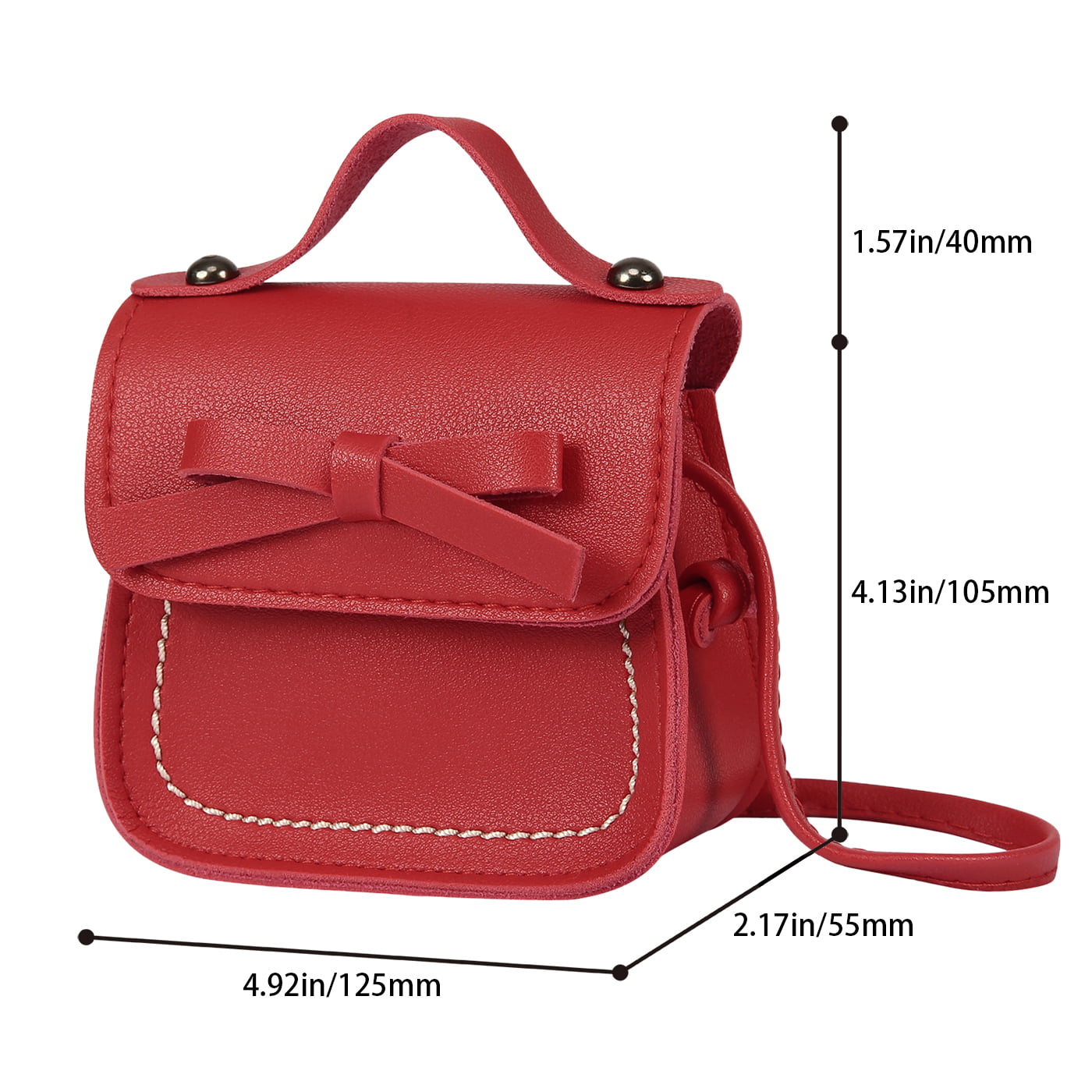 Mini Purses Children's Handbags Cute Leather Crossbody Bags