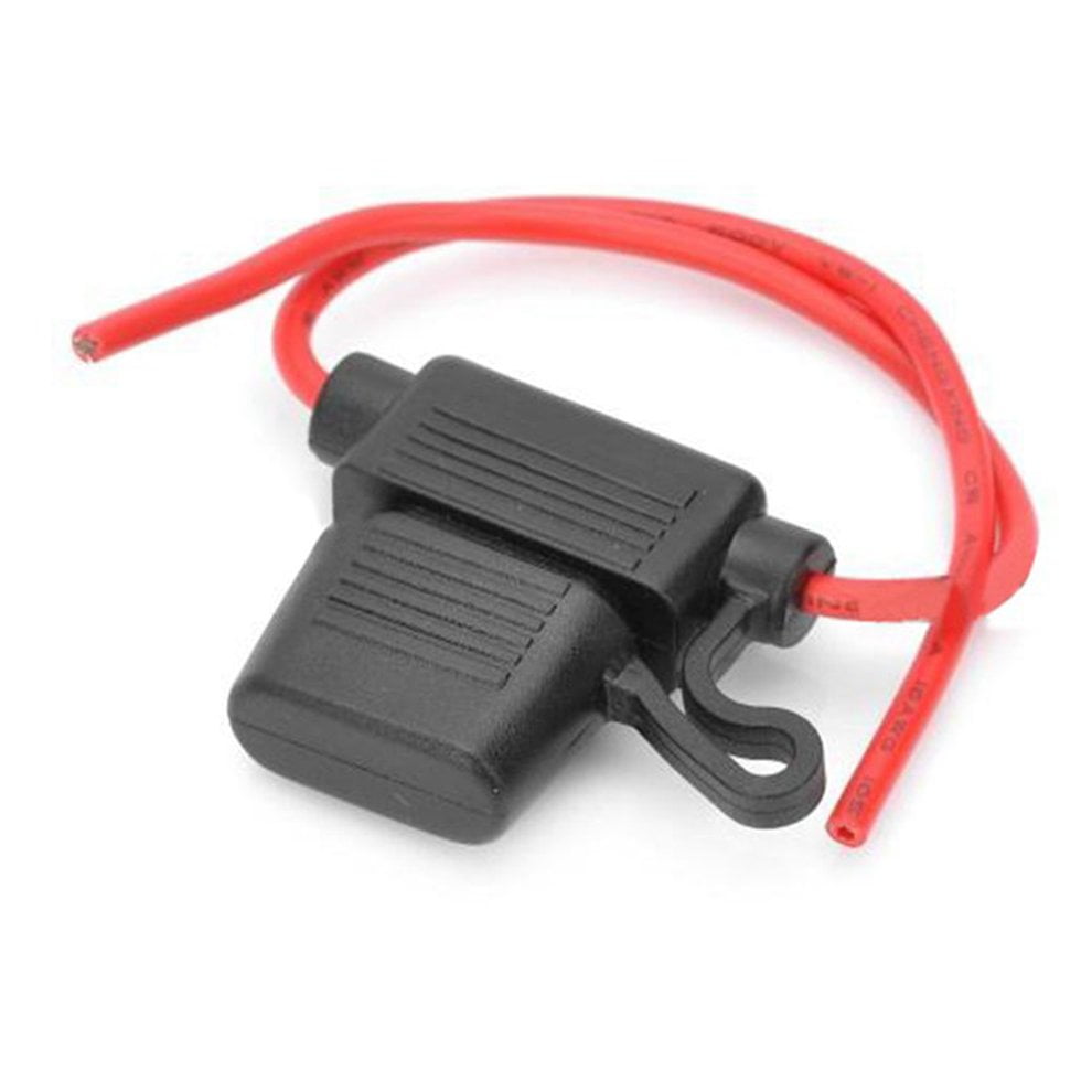 Details about  / Fuse Holder In-line 16AWG Waterproof Fuse Holder Black for Small Blade Fuse