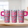 thumbnail image 2 of 20OZ Unicorn Tumbler with Handle Double Wall Insulated Cup Great Gifts for Women Perfect for Birthday Christmas and Grocery Shopping Trips, 2 of 6