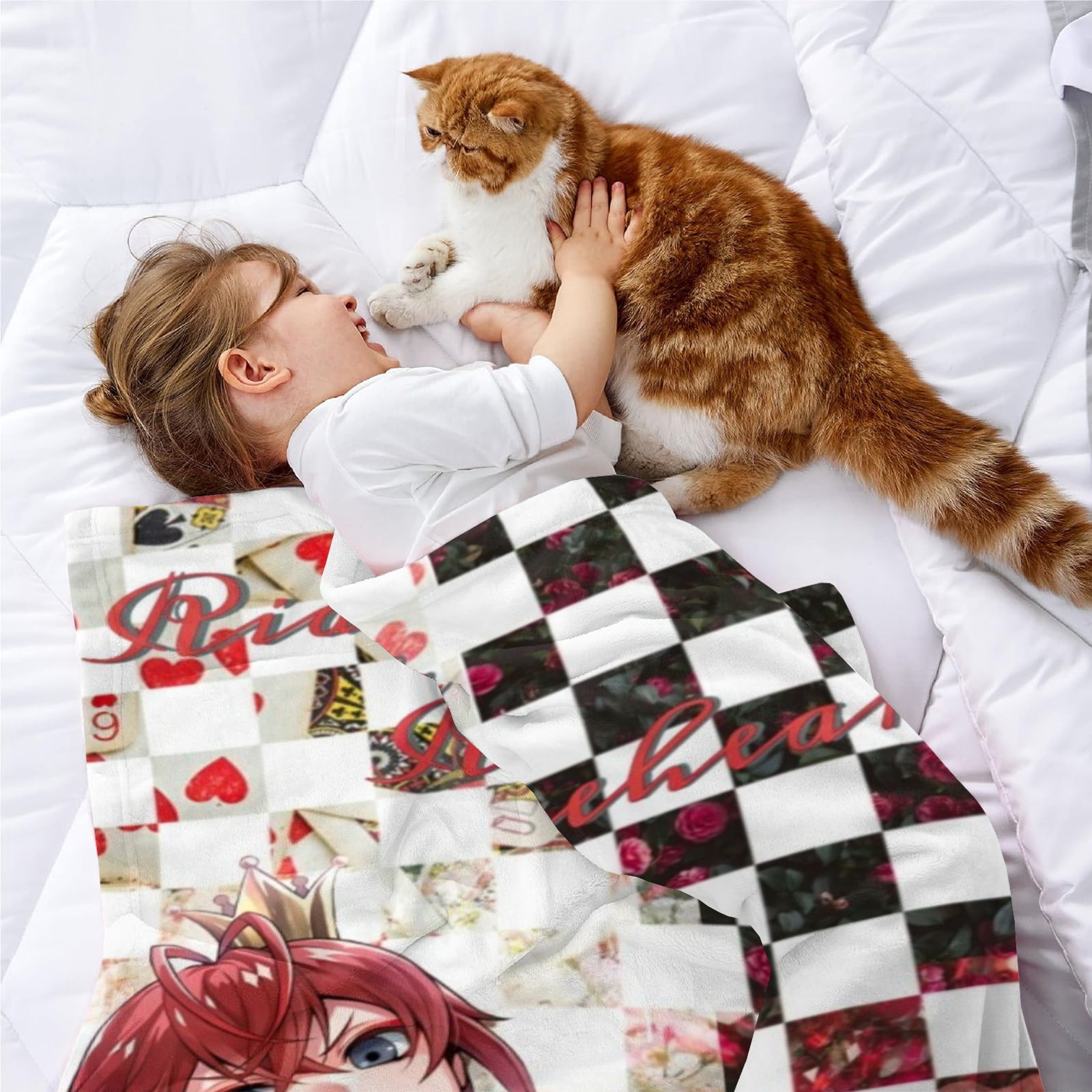 Twisted Wonderland Throw Blanket Gifts for Fans Lover Girls Boys Women Present Hoodie Him Bed 30"x40"