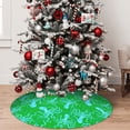 thumbnail image 5 of Lsque Octopus1 Print Christmas Tree Skirt, Tree Skirt with Ties or Velcro, Perfect for Holiday Decorations, Halloween, and New Year-30", 5 of 7