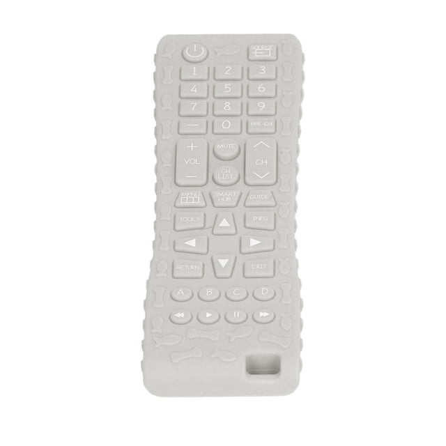 Juguete mordedor de silicona, Control remoto de TV para bebés, juguete de dentición de silicona para bebés, mordedor sensorial para masticar, confiable y duradero
