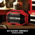 thumbnail image 4 of Craftsman Wireless Bluetooth Portable Speaker, Red, CMCR001B, 4 of 8