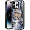 thumbnail image 2 of 2 Packs Christmas Transparent Print Phone Case for iPhone 12 Pro Max 6.7", Aesthetics Pattern Design Soft Silicone Xmas Cases, Shockproof Bumper Protector Camera Girls Women Cover, Tree, 2 of 5