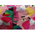 thumbnail image 5 of oneOone Cotton Silk Medium Pink Fabric Abstracts Craft Projects Decor Fabric Printed By The Yard 42 Inch Wide, 5 of 5