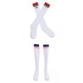 thumbnail image 1 of 2 Pares de Calcetines de Golf para Mujer, Medias Blancas Mujer, Calcetines a Rayas, Medias de Béisbol, Medias Largas Sunnimix Medias deportivas para mujer, 1 of 8