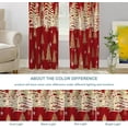 thumbnail image 5 of Christmas Eve Decoration Blackout Window Curtains, Golden Time Texture Abstract Thermal Insulated Curtains Grommet Top Window Drapes for Living Room, Bedroom 53"W x 84"L (Pack of 2), 5 of 5