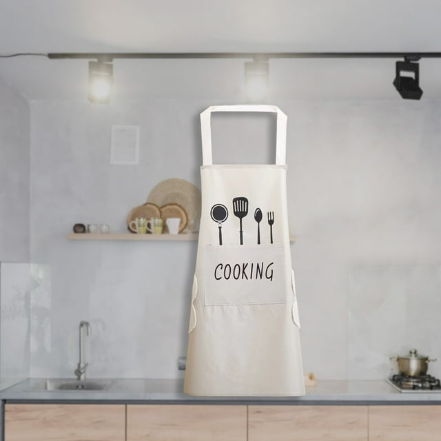 Birdeem Japanese PVC Apron, 27x28 Inch Wipe Clean, Double Sided Towel & Large Pocket