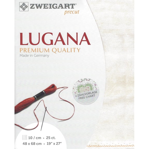 Precut Lugana Vintage 25 count Vintage Dune 3835/1079