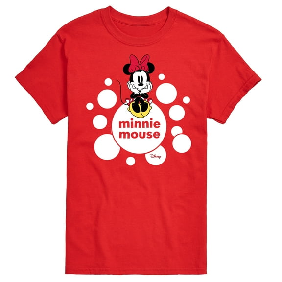 Disney - Mickey & Friends - Minnie Mouse - Dots Galore - Men's Short Sleeve Graphic T-Shirt