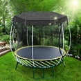 thumbnail image 5 of Trampoline Sun Shade Cover 6/8 Poles 6 8 10 Feet, Trampoline Awning, Trampoline Tent Cover for Indoor or Outdoor Trampolines，Sunshade, Dust, and Leaf Protection for Trampolines, Cover Only, 5 of 5