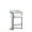 White, variant on Manhattan Comfort Augusta Counter Stool with Metal Base in White