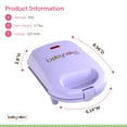 thumbnail image 6 of Babycakes Non-Stick & Non-Skid Purple Cake Pop Maker, 6 of 7
