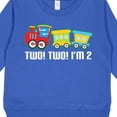 thumbnail image 3 of Inktastic 2nd Birthday Two Two Train Toddler Sweatshirt, 3 of 4