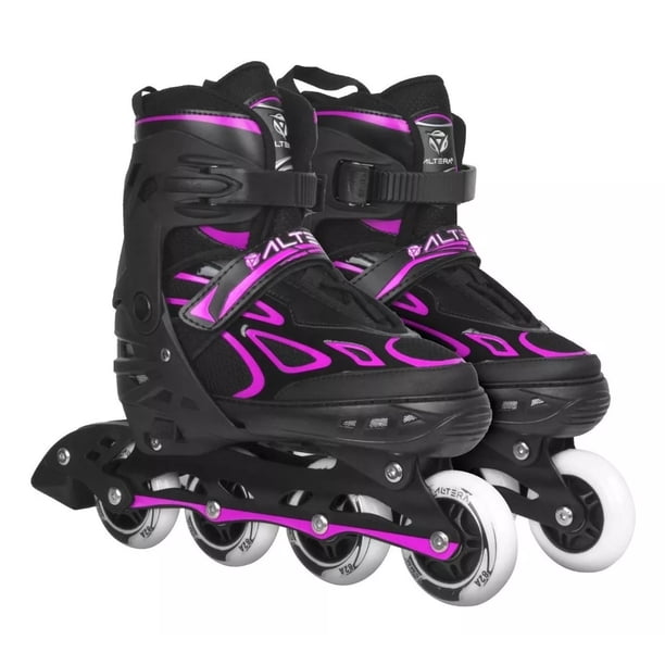 Patines en Linea rueda 70 mm Altera SKT-001 Large Ajustables Profesionales Rosa