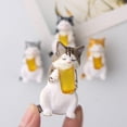thumbnail image 3 of RV 4 gatos cerveceros japoneses, gatos borrachos, gatos callejeros, pegatinas de nevera, pegatinas de mensajes magnéticos, 3 of 5