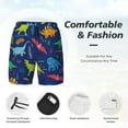 thumbnail image 5 of Fotbe Dinosaurs Men’s Swim Trunks Quick Dry Swim Shorts Board Shorts with Mesh Lining-XX-Large, 5 of 9