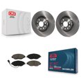 thumbnail image 1 of CMX Front Disc Brake Rotors and Ceramic Pads Kit for Car Volkswagen GTI Arteon Audi A3 Quattro K8C-100052, 1 of 11
