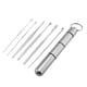 thumbnail image 3 of Kit de 6 herramientas de limpieza de oídos de acero inoxidable con cuchara para limpieza de oídos Plata, 3 of 6