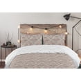 thumbnail image 5 of Ambesonne Tribal Down Alternative Quilt Comforter, Ethnic Art Stripe Pattern, Twin XL, Dark Maroon and Pale Grey, 5 of 5