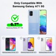 thumbnail image 2 of FZCHUN-for Samsung-A71-5G-Phone Case: Samsung A71 Case with 2Pcs Tempered Glass Screen Protector, Slim Soft Anti-Scratch Microfiber Lining, Full-Body Shockproof Protective Case for Galaxy A71, Green, 2 of 4