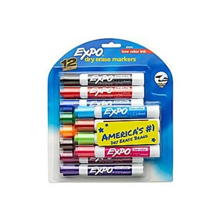 Sanford Ink 80699 Low Odor Chisel Tip Dry-Erase Markers,