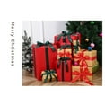 thumbnail image 3 of Gnwei 1 Rolls 5 Yards Christmas Ribbon 1 Inch, Red and Green Satin Ribbon Christmas Craft Ribbons for Gift Wrapping Bow Making DIY Crafts Holiday Xmas Party Decorations, 3 of 5
