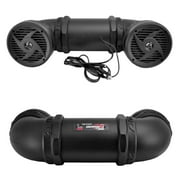 New Pyle PLATV520 Dual 6.5" 500W ATV/Marine Amplified Tube Speaker System w/Aux
