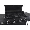 RevoAce 4Burner Propane Gas Grill with Side Burner, Red Sedona