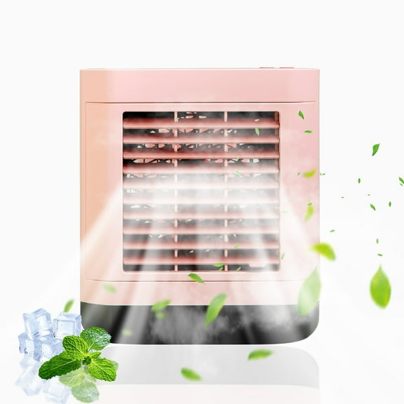 Fridja Mini Air Cooler Desktop Type-c Small Air Conditioner Home Dormitory Outdoor Fan