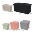thumbnail image 6 of Kmxyo Storage Box Strong Load Bearing Capacity Foldable Fabric Versatile Storage Ottomans Cube Seat for Home, 6 of 8