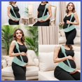 thumbnail image 6 of Vocoste Pregnancy Belly Band, Belly Support Bands, Belly Bands for Pregnant Women, Maternity Belly Band with Adjustable Straps, X-Large, Green, 6 of 7