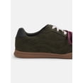 thumbnail image 4 of No Boundaries Women's Faux Suede Double Lace Sneakers, 4 of 5