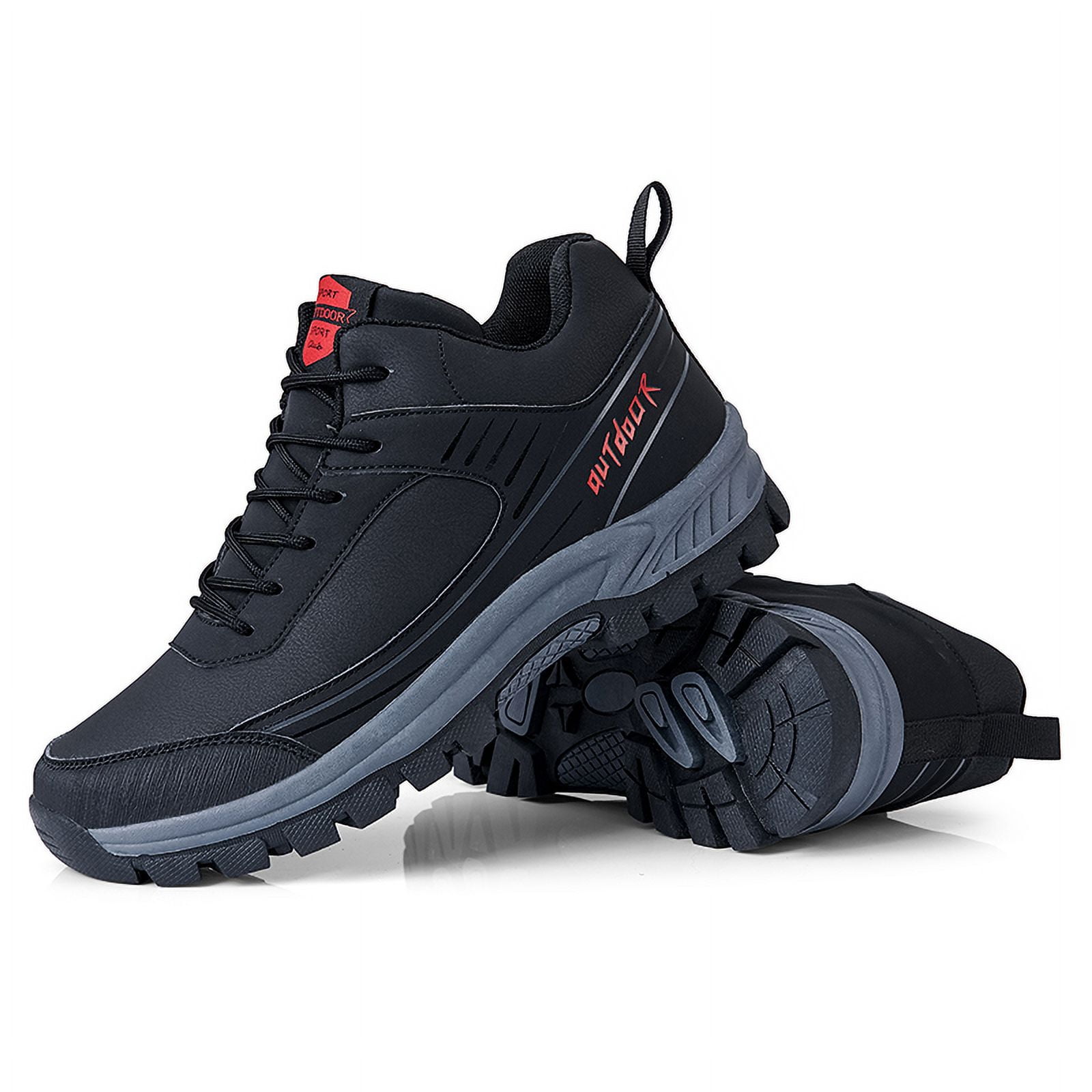 Outdoor Waterproof Men's Hiking Shoes Casual  Leather Man Ankle Boots Male Sport Sneakers Mountain Boots