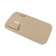thumbnail image 1 of Estuche de almacenamiento para DVD y CD con soporte para visera de coche, multiusos, para la mayoría de los coches, 30 cm x 16 cm Beige, 1 of 9